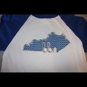 UK KENTUCKY  Big Blue Nation 3/4 sleeve